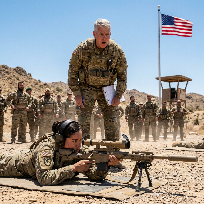 The Ghost of the Ironvale Highlands: How One Female Sniper Silenced a Room of American Elite Soldiers