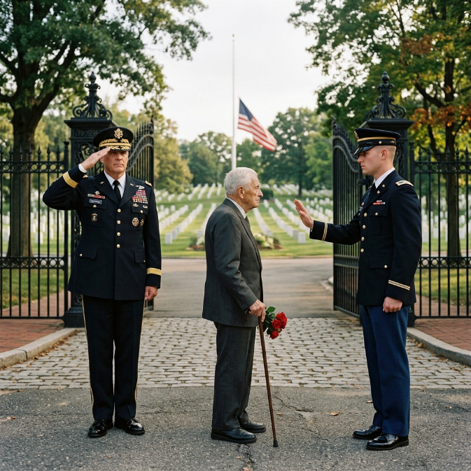 The Forgotten Shepherd: A Quiet Veteran’s Final Duty and the Salute That Stilled a Nation