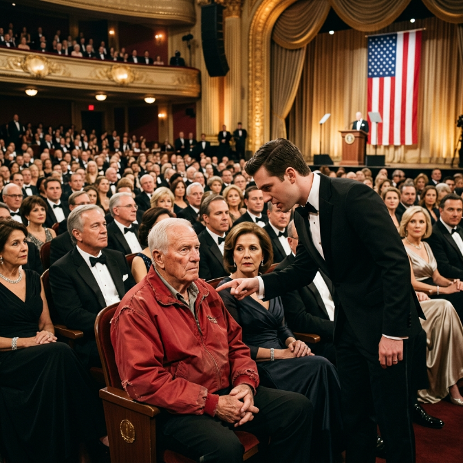 The Frayed Red Jacket: A Veteran’s Quiet Valor, a Coordinator’s Cruel Oversight, and the Power of Unwavering Respect