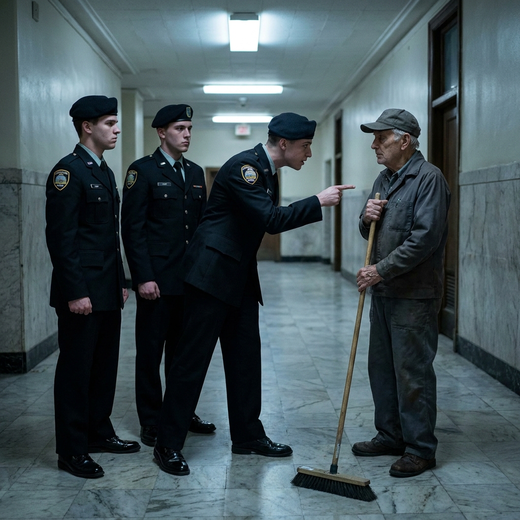 I was 78 when three cadets mocked my broom. Then they pointed at the pin on my chest and laughed. They didn’t know who I really was.