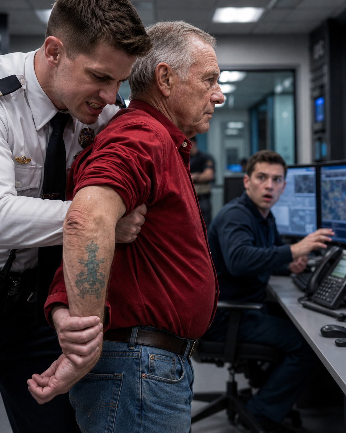 I stood perfectly still as the arrogant young security officer mocked my faded jeans and forcibly handcuffed me in the middle of the intelligence command center. He loudly announced to a gathering crowd of sailors that I was a pathetic liar committing stolen valor.