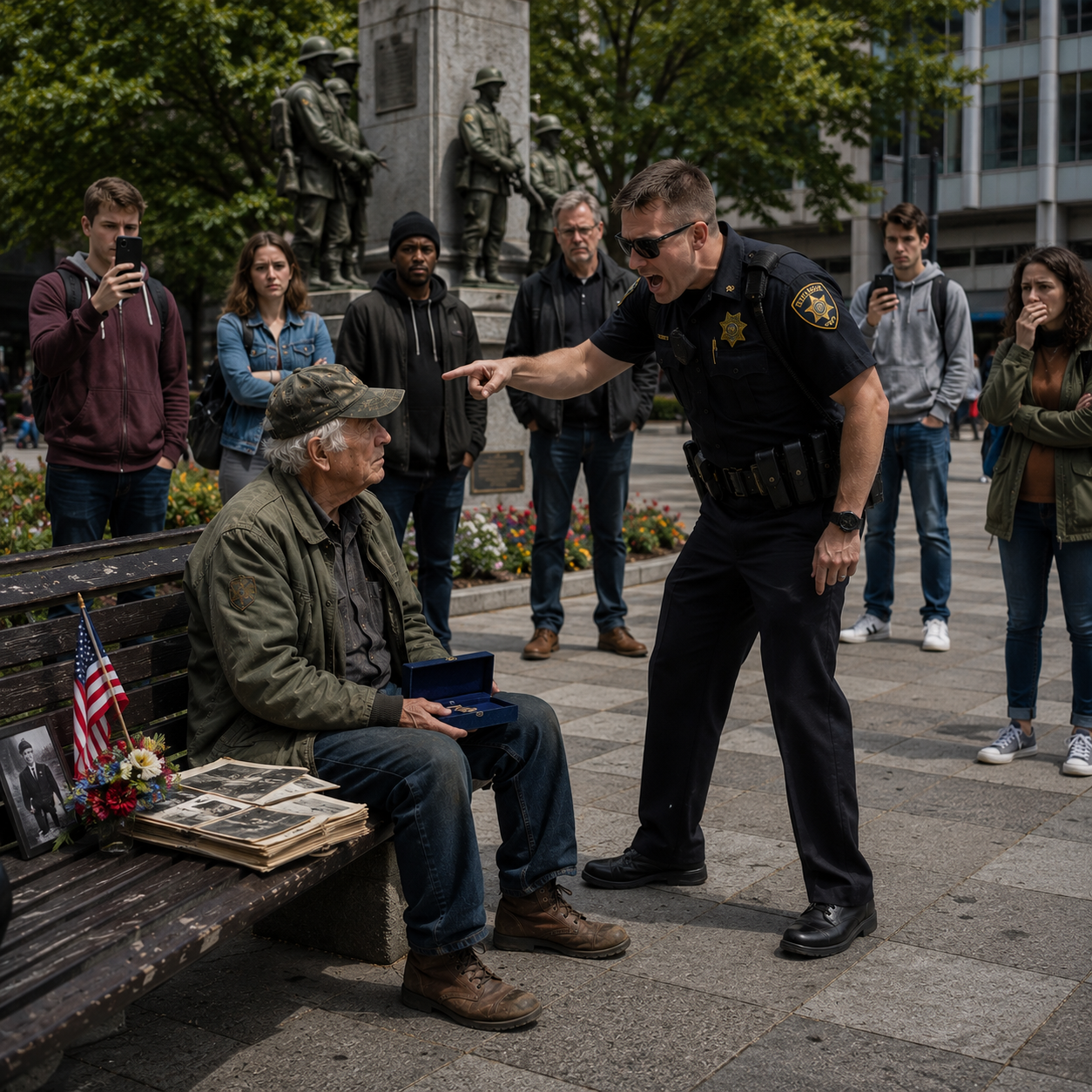 I sat quietly on my usual bench to read the names of my fallen brothers, just like I had for years.