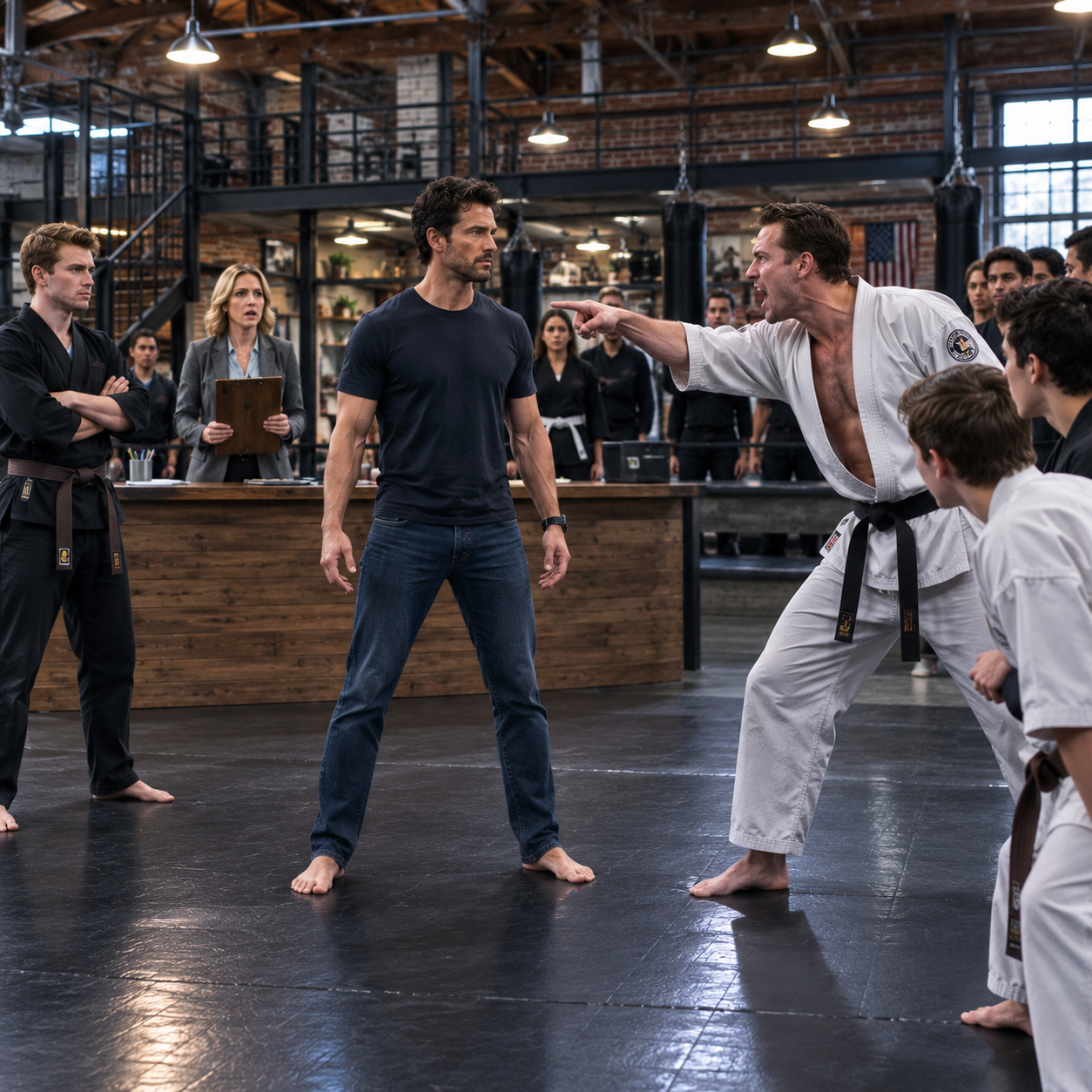 I watched my wife’s martial arts instructor laugh at me in front of forty of his students, calling me a weak desk jockey who couldn’t satisfy her.