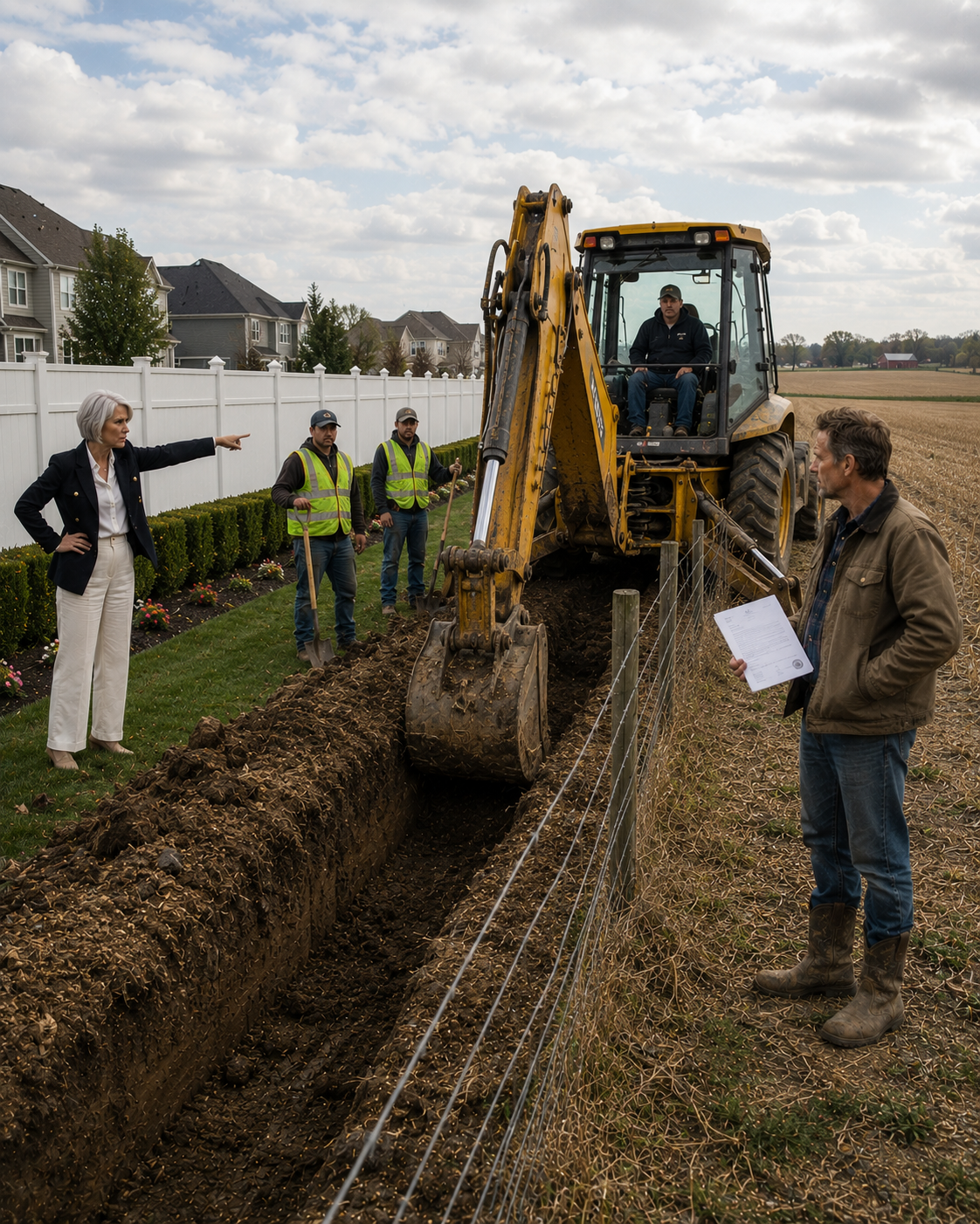 My wealthy HOA neighbor redirected her subdivision’s stormwater onto my 43-acre family farm to save her own budget.