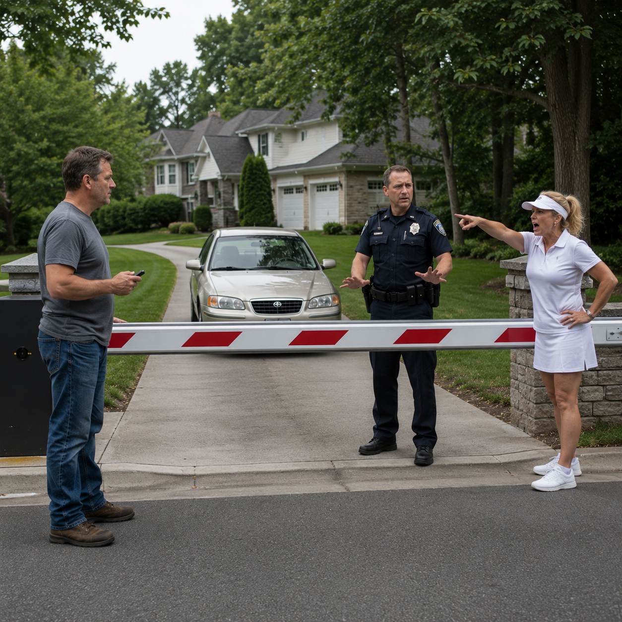 HOA Karen Blocked My Garage Every Single Morning — So I Installed a 12-Foot Commercial Boom Barrier