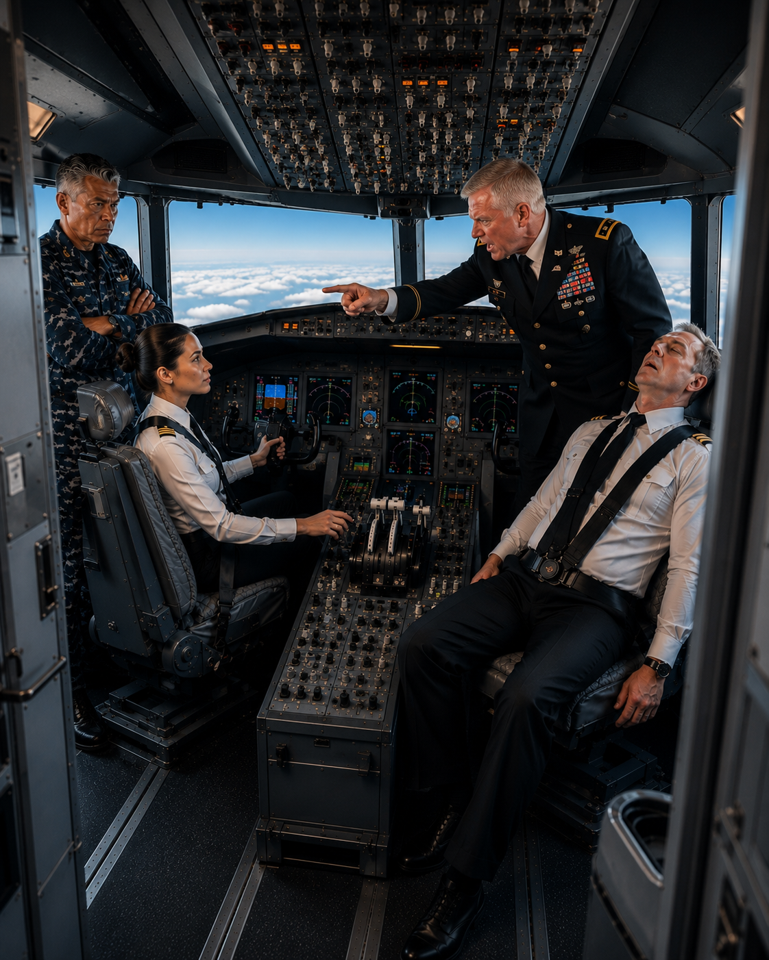 I listened to an Army Colonel order me out of my own cockpit so the “grown-ups” could save the plane.