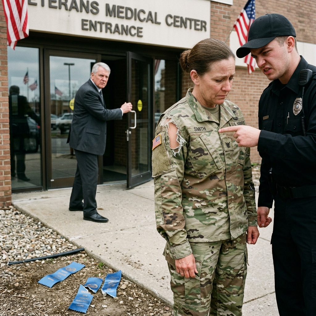 My older brother called my Distinguished Service Cross a carnival prize, so I hid it for fifteen years. Then a twenty-three-year-old gate guard ripped the torn blue ribbon from my chest.