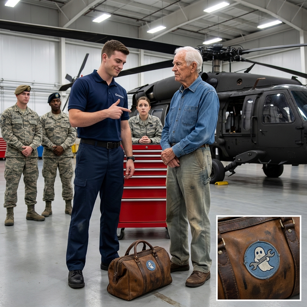 I watched a young contractor order security to arrest an 81-year-old man in our hangar for trying to touch a dead billion-dollar Apache.