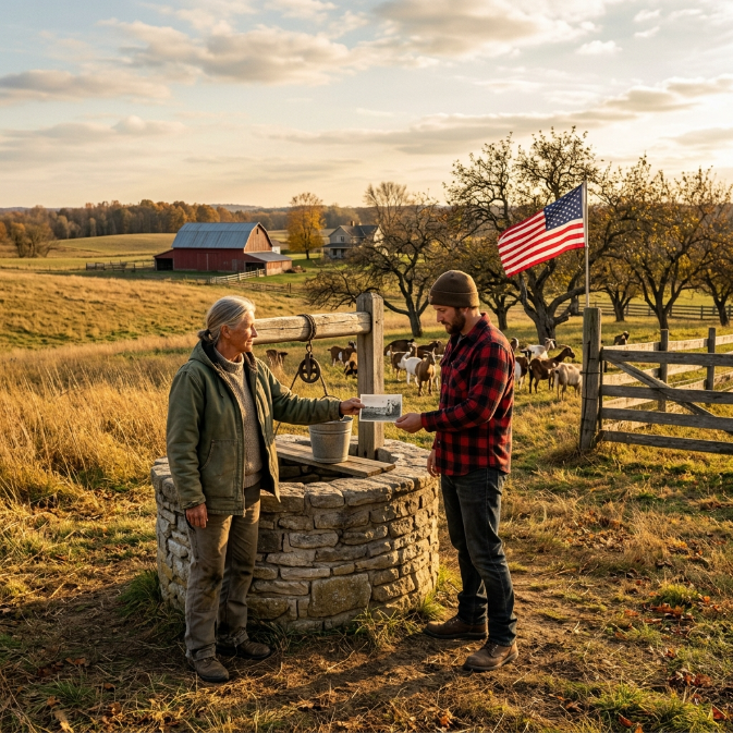 The Hidden Homestead: How a Herd of Goats Uncovered a Century-Old Secret in the Overgrown Hills