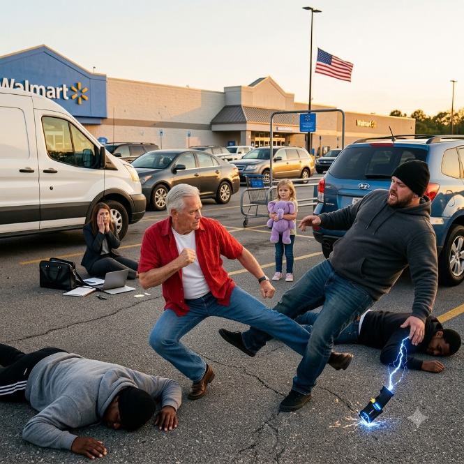 When 3 Attackers Ambushed a Woman at Walmart, This 68-Year-Old Grandpa Intervened—and Received a Knock from a Two-Star General