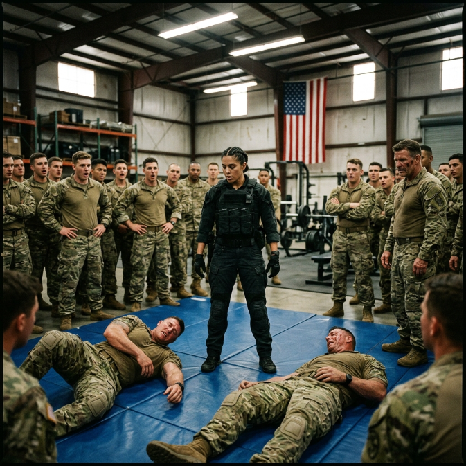 The Mat Where Legends Break: How a Female SEAL Shattered 282 Egos in Sixty Seconds