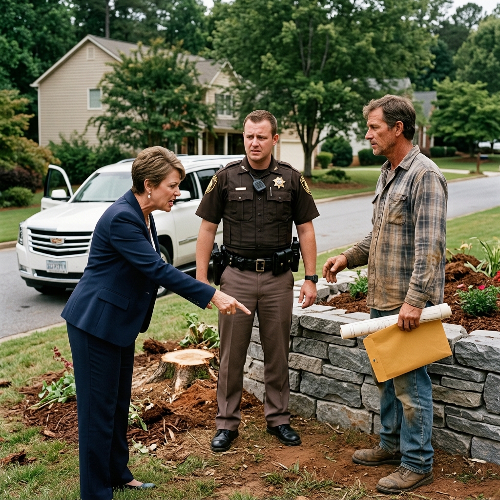HOA Karen Bulldozed My Father’s Memorial Garden and Built a 200‑Foot Wall on My Land — So I Revoked a 27‑Year‑Old Easement That Blocked 16 Driveways