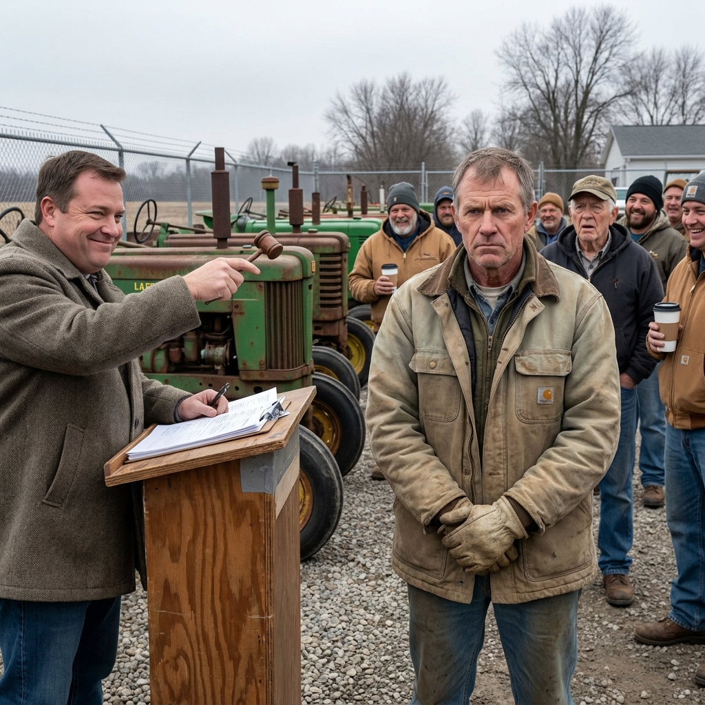 I listened to forty-one local men laugh out loud when the auctioneer mocked me for paying $12,000 for eleven rusted, dead tractors.