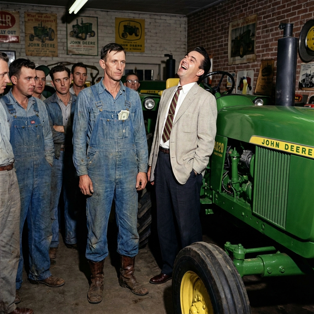 The salesman mocked the young farmer’s faded denim and called his 1949 Farmall obsolete. Harold walked out with the cash still folded quietly in his shirt pocket.