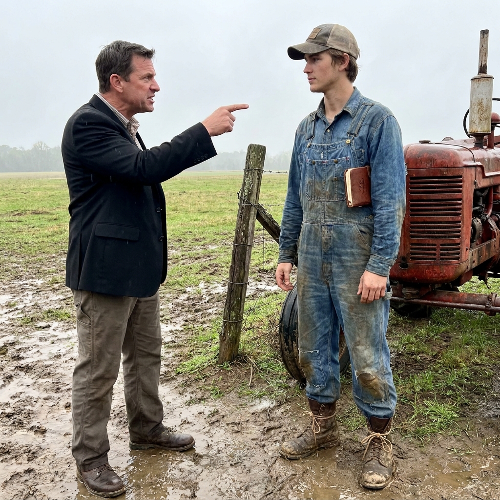 A neighbor broke my fence and tried to legally shut down my farm. I carried my father’s 1938 mortgage to the planning board and said nothing.