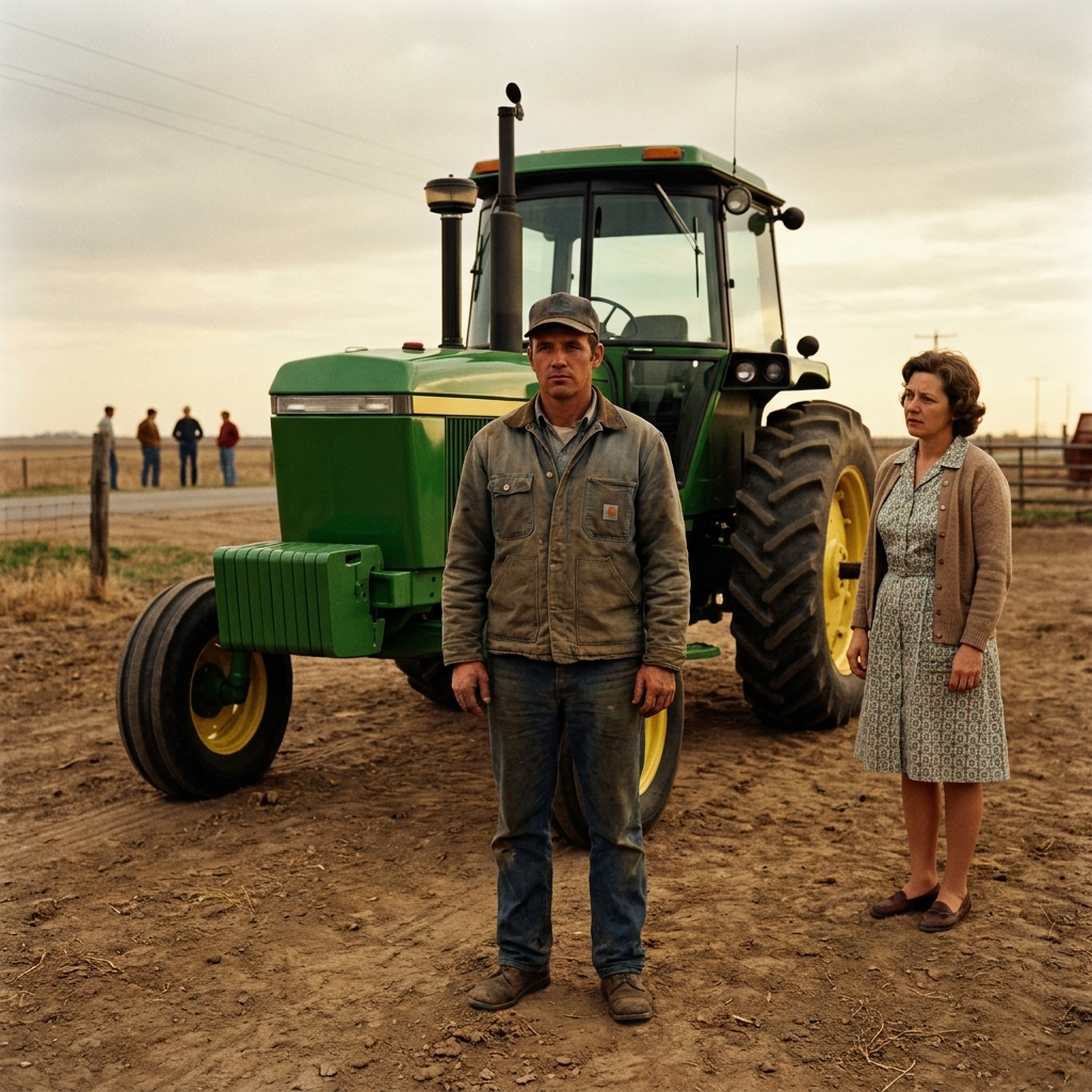 I was 32 when I risked everything on a $41,000 John Deere tractor. My neighbors thought we’d lose the farm to the banks, but they didn’t know the promise I made my father.