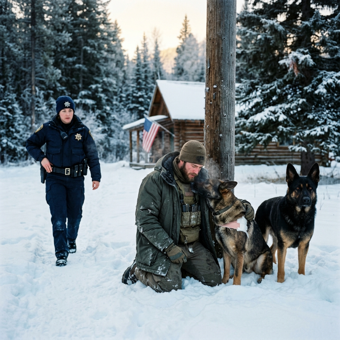 The Silence of the Montana Snow: How Two Loyal German Shepherds Saved an Abandoned Navy SEAL