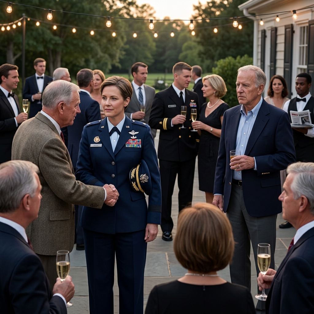 My father texted me two sentences the week of my sister’s engagement party. “Don’t come. The guest list is already full.” I was standing in the White House parking structure still in uniform, still wearing the rank of Colonel he’d never once asked about in 22 years. I typed back one word: understood. Six days later, he showed up at the Northwest Gate with no idea what I actually did, and watched a two-star general greet me by name. That evening at the party, he sat down beside me on a stone bench and said there was something at the house he should have shown me a long time ago. He didn’t know I’d been writing him letters from every deployment for two decades. He didn’t know most of them were still sealed.