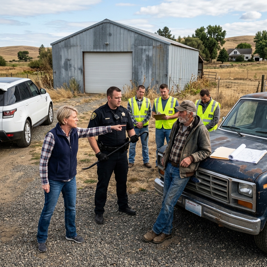 HOA Karen Sent 3 Men to Break Into My Off-Grid Garage — Then Met the FBI Agents Reading Her Credit Card Statements