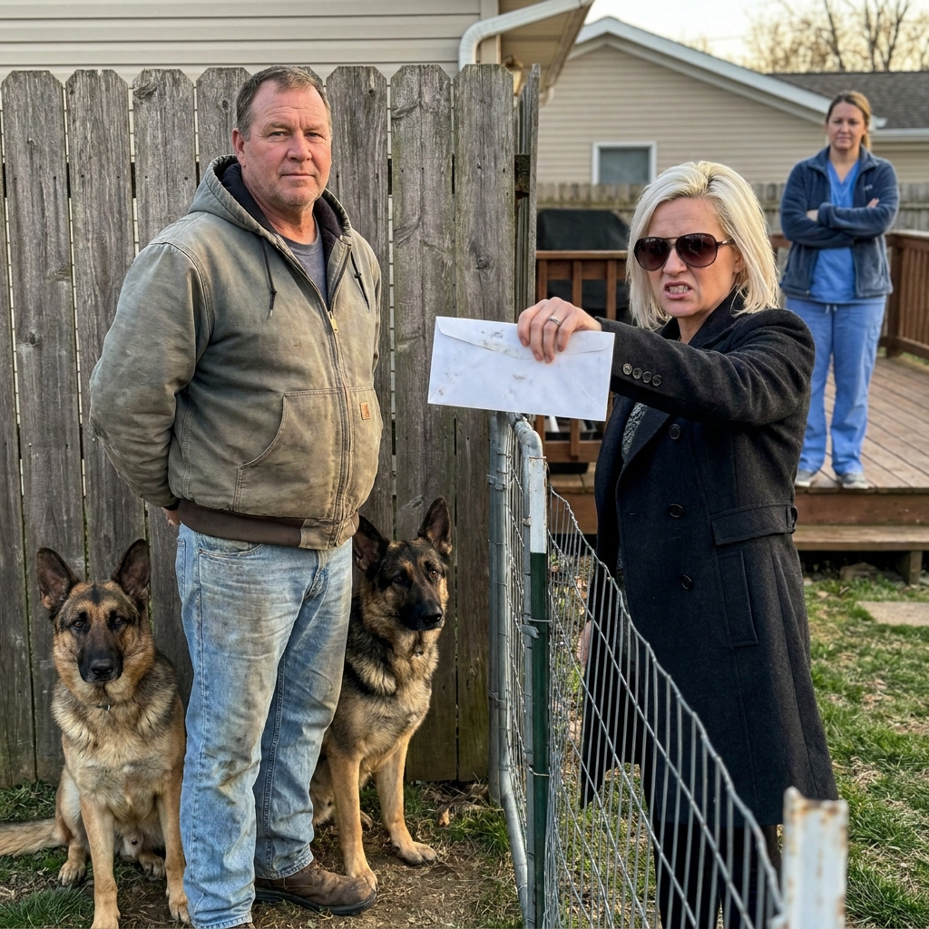 The HOA President Tried to Ban My Retired Military K9s With a Fake Notice. My Wife Placed the Bank Records on our Dining Room Table.