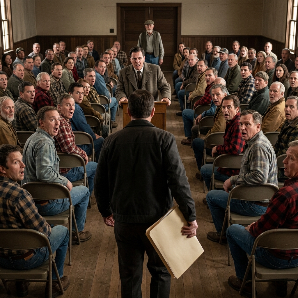I watched the cooperative manager smile as state inspectors padlocked my grain trucks on the exact morning my family’s $94,000 bank note came due. He had spent months mocking my dead slate farm in front of the whole town, and now he was finally ready to buy it for pennies