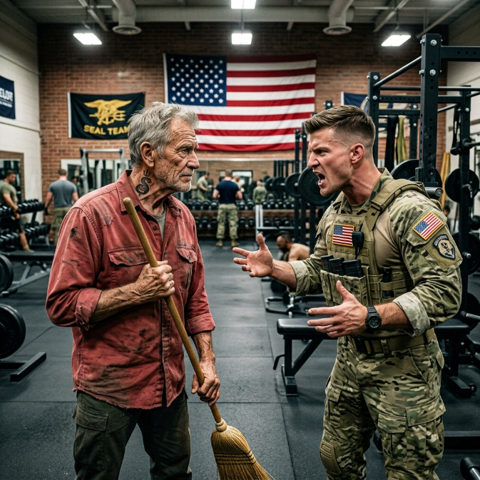 The Reaper’s Silent Toll: How a Humiliated Veteran Janitor Taught Arrogant Navy SEALs the True Meaning of American Valor