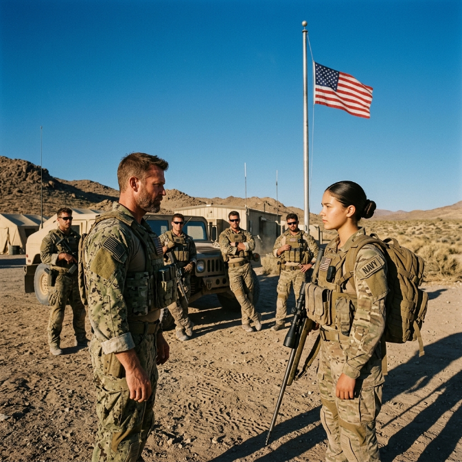 The Stillness of the Desert: How a Seventeen-Year-Old Sniper Forced the Navy SEALs to See Her Worth