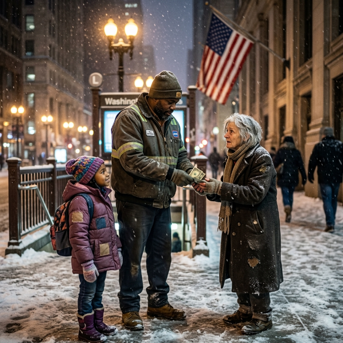 The Twenty-Three Dollar Miracle: A Freezing Chicago Night and the Generosity That Changed Everything