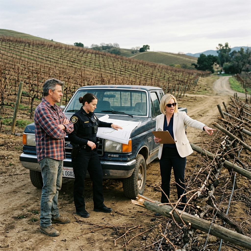 HOA Cut Down 2,300 Grape Vines I Inherited from My Father — Then the Sheriff’s Bodycam Showed Who Gave the Order