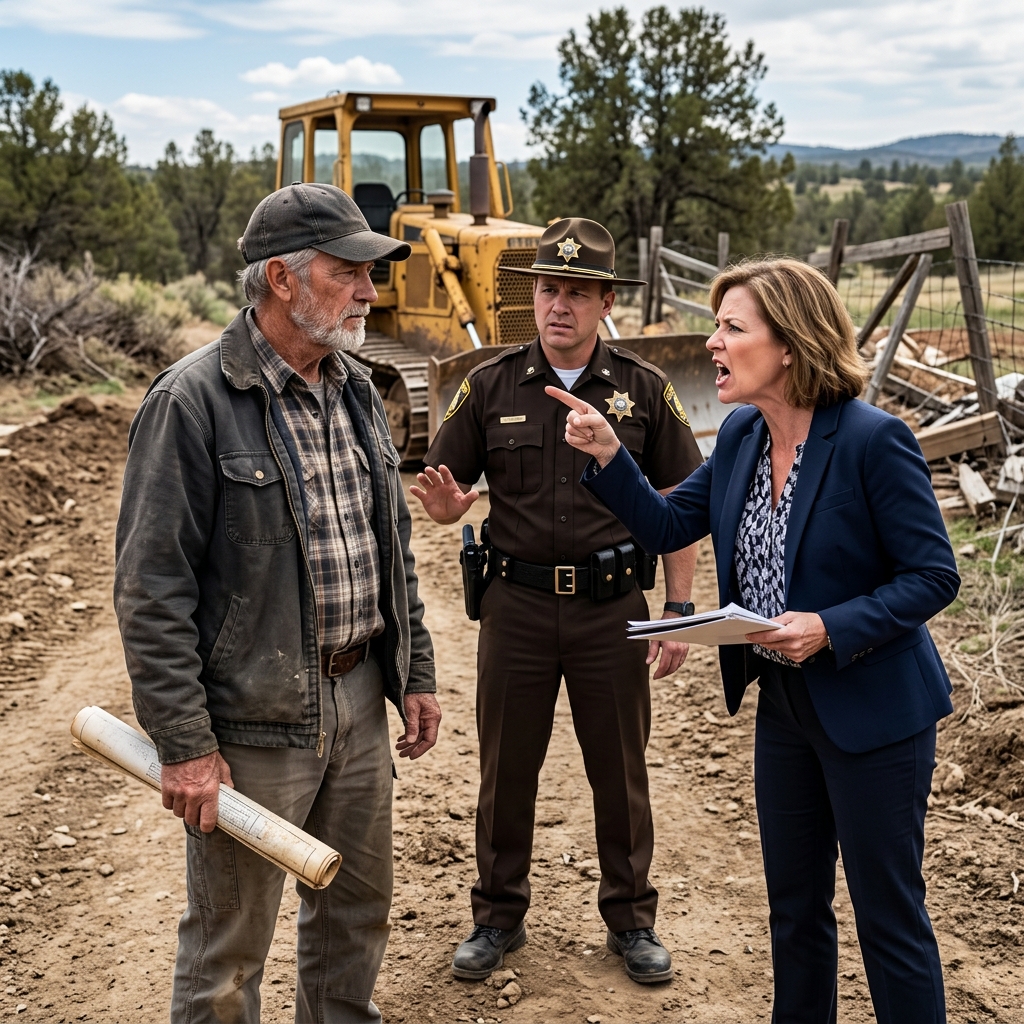 HOA Karen Forged a Dead Man’s Signature to Build 15 Stores on My Land — Then Watched the Sheriff Hand Me the Keys to Everything