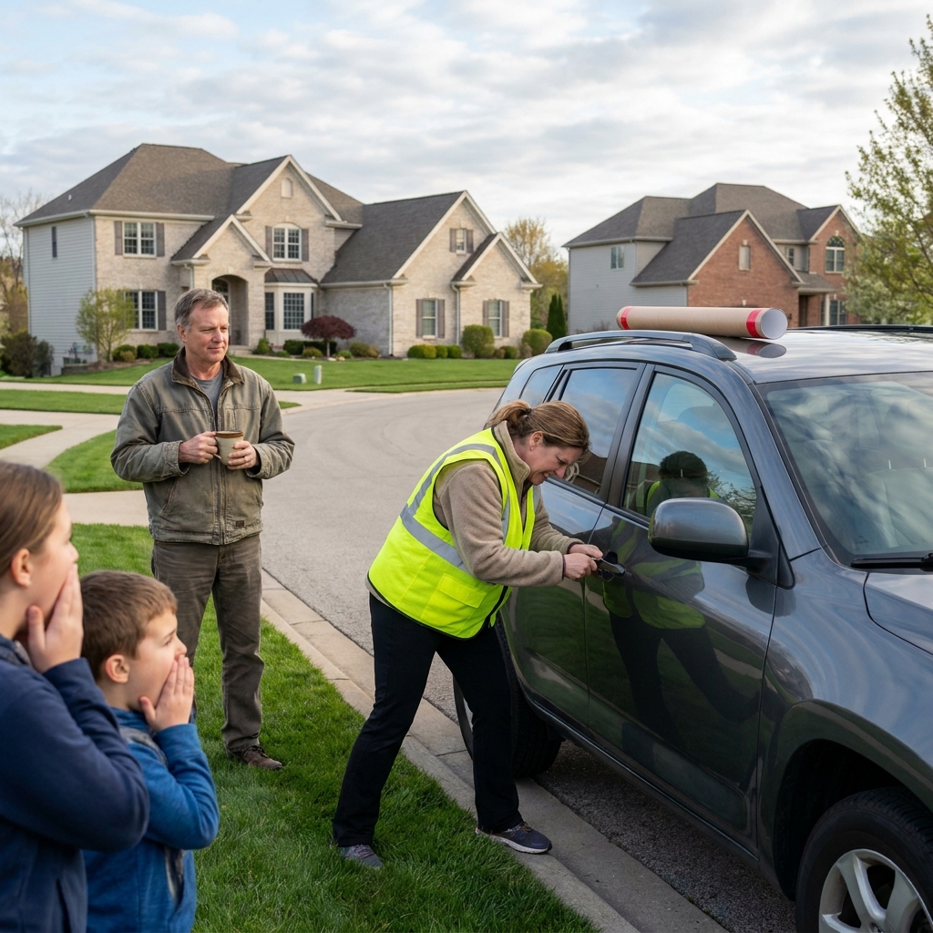 HOA Karen Called 911 on My “Illegal” Car Lock — Then Discovered I Was a U.S. Marshal