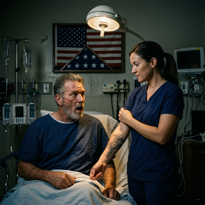 The Brotherhood of Dark Horse: How a Nurse’s Hidden Tattoo Saved a Broken Marine Commander