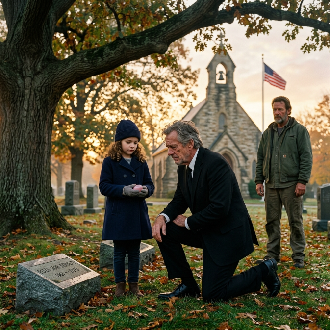 The Millionaire’s Secret Vow: A Billionaire Visited His Daughter’s Grave, But a Stranger’s Child and a Single Photograph Shattered His Empire of Regret Forever