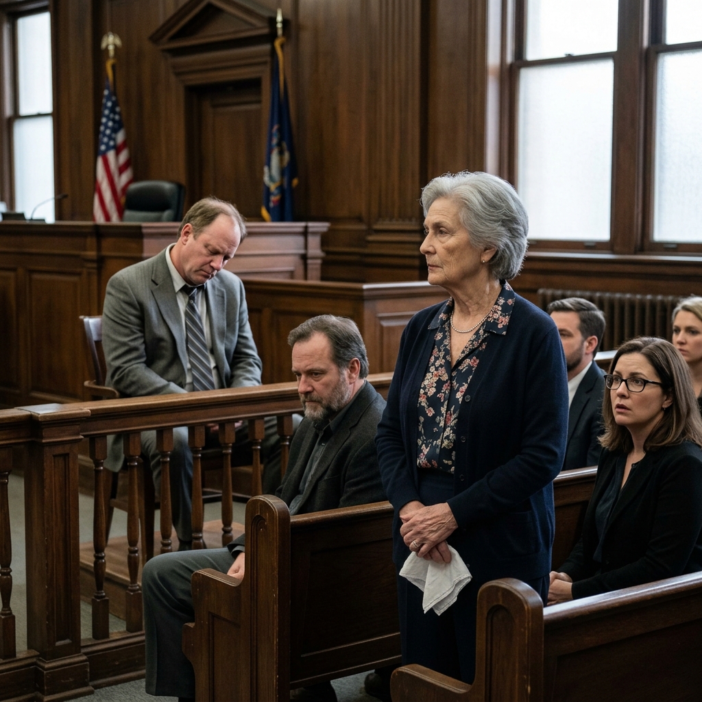 The courtroom went perfectly still after one mother spoke — when a stepmother’s fake military records finally caught up with her.