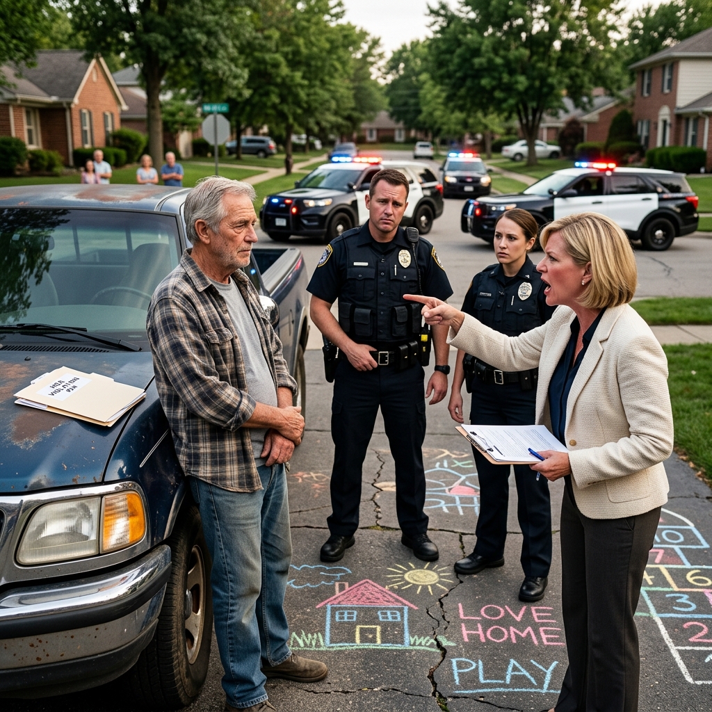 HOA Karen Sent 3 Cop Cars to Tow My Truck — So I Escorted Her to a Windowless Federal Interrogation Room