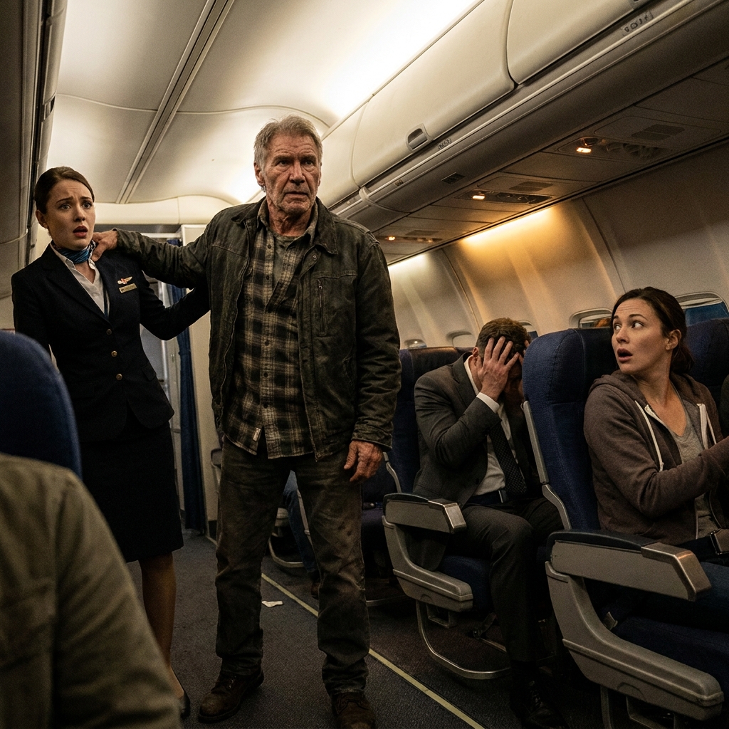 My wealthy passenger laughed at an old farmer’s dirty shirt right before our plane lost both engines. I watched the farmer place the crying executive’s silk tie on a tray.