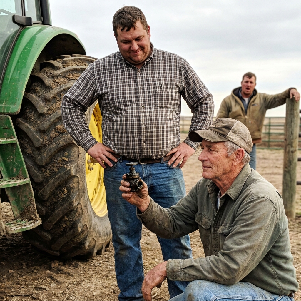 I openly laughed when my foreman brought a 71-year-old man in worn overalls to fix my $95,000 tractor