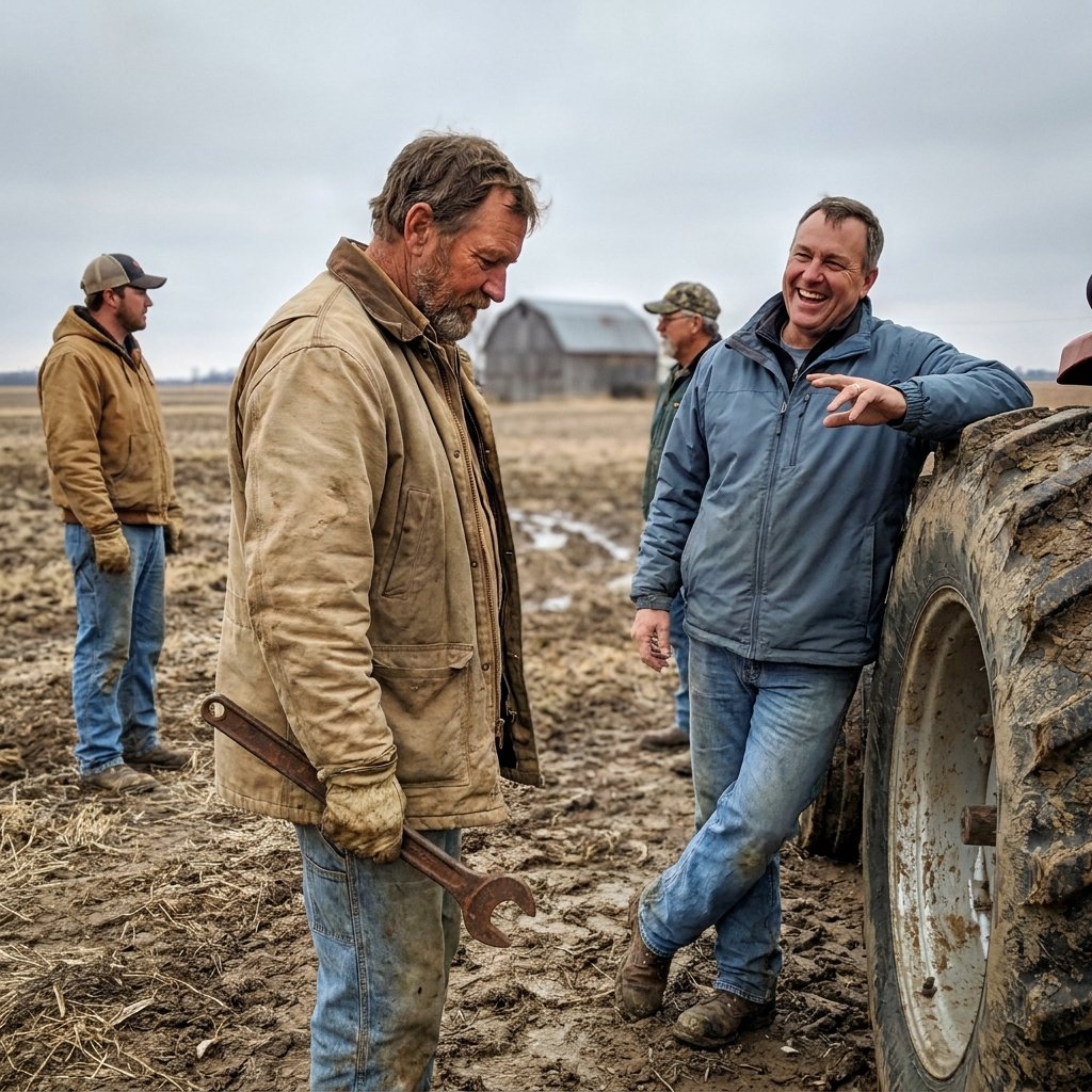 My neighbor tried to shut down my farm because his expensive new tractor broke. I walked to the commissioner’s desk and set down one tan folder without a word.