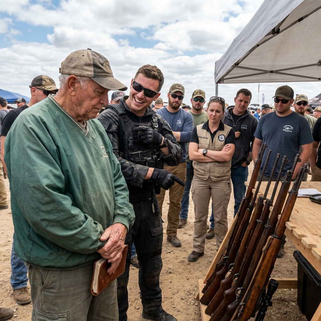 I watched a sponsored pro mock a 79-year-old man’s shaking hands in front of 140 competitors.