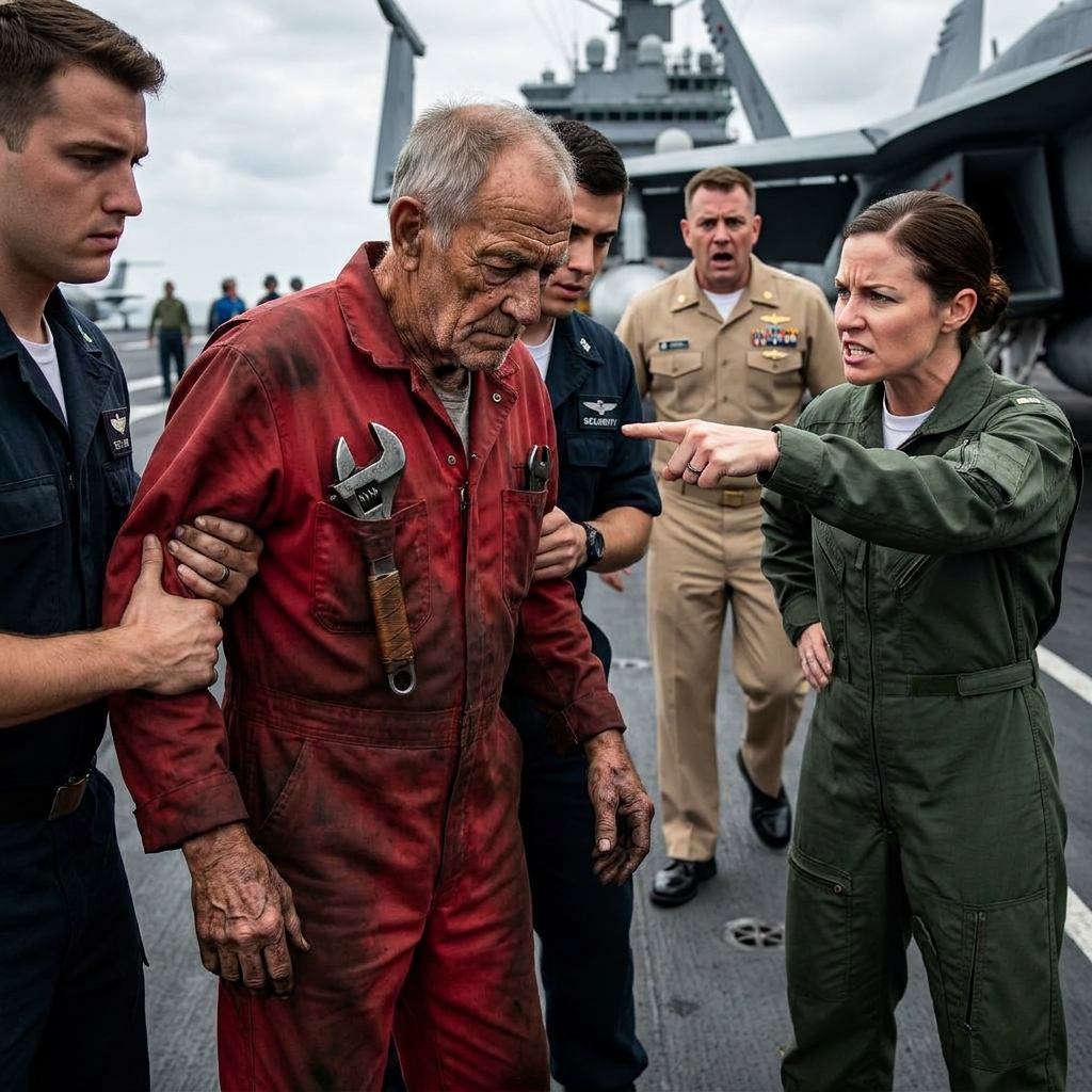 I watched a furious Lieutenant Commander order my 78-year-old friend off the flight deck, calling him a “garbage man” in front of the entire crew
