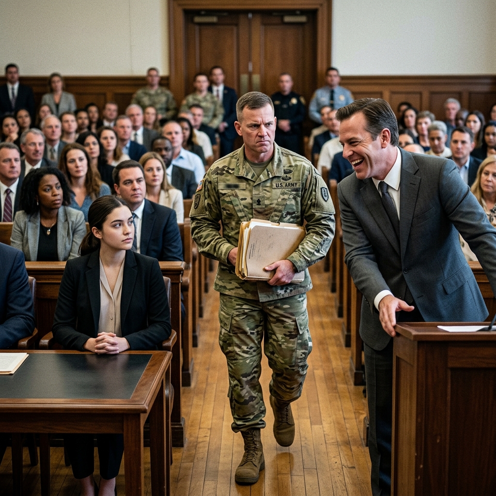 My father called me a deadbeat extortionist in front of the judge. I looked at the red-wax folder—Open the doors.