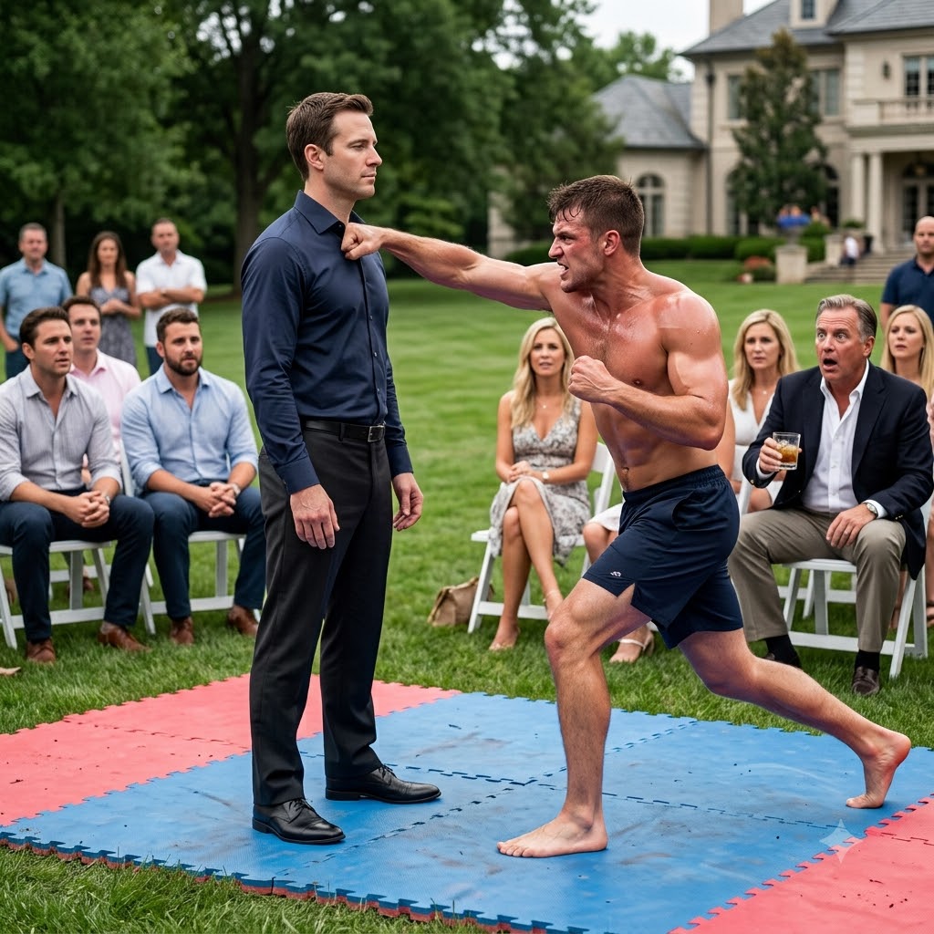The 22-year-old billionaire’s heir mocked my cheap suit and promised to break the “old driver” in front of fifty laughing executives. I folded my jacket on the lounge chair and kept my dress shoes laced tight.
