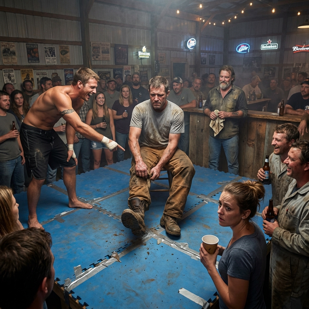 The local MMA champion laughed in my face and called me a “dirt boy” in front of the packed tavern.