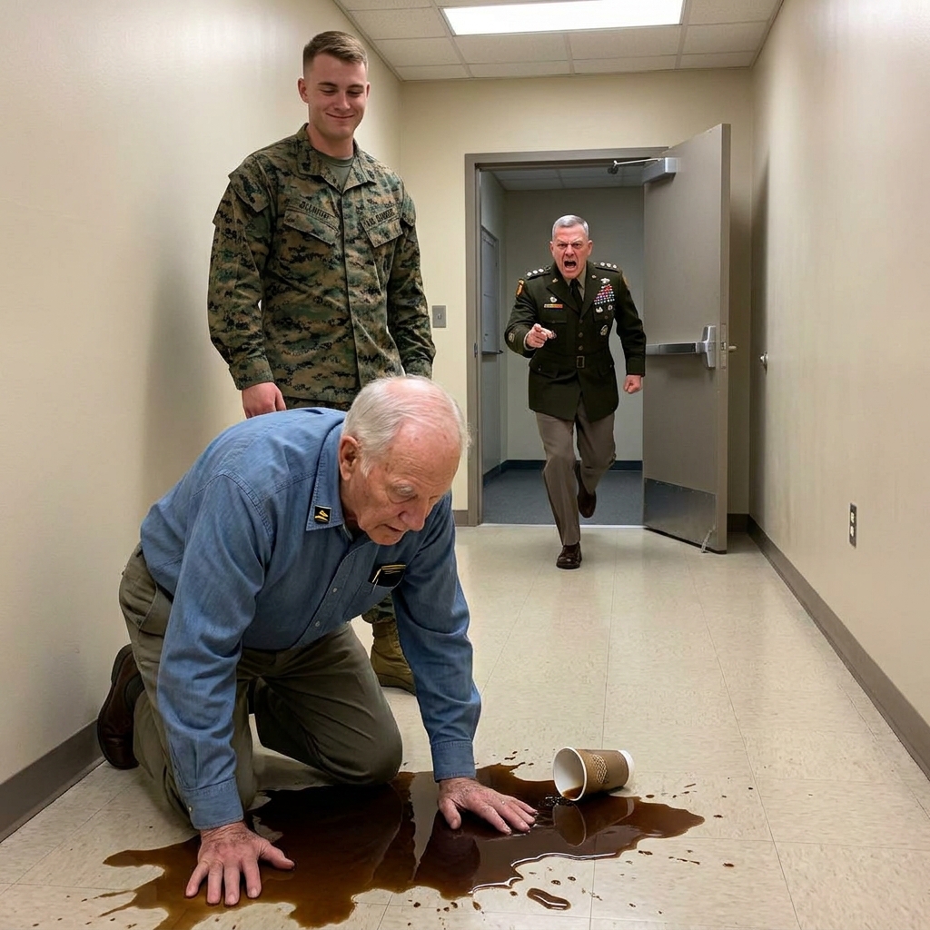 I watched a young Marine corporal kick my cane across the base hallway and call me a confused civilian.