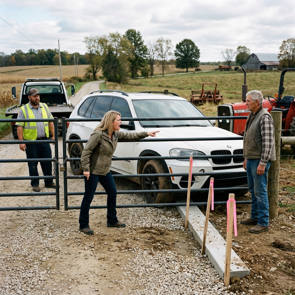 HOA Karen Blocked My Farm with a Steel Gate — Then Watched the County Cut It Down with Concrete Saws