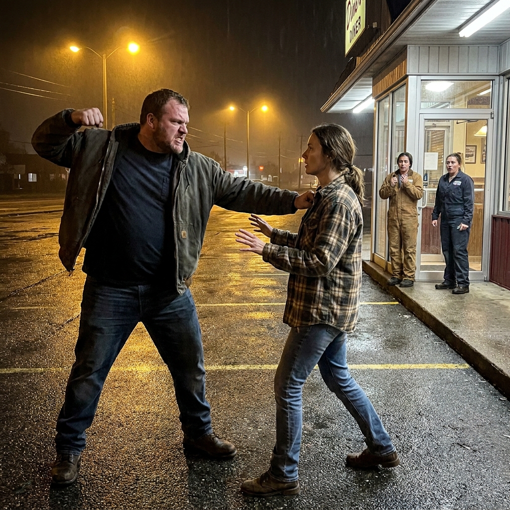 I watched a 220-pound MMA fighter shatter a plate at the diner and call me a “washed-up suburban mom” in front of the entire 2 a.m. crowd.