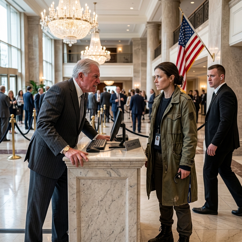 He is about to CHOKE on his own ARROGANCE… after publicly MOCKING his enlisted daughter as worthless MILITARY SCUM.