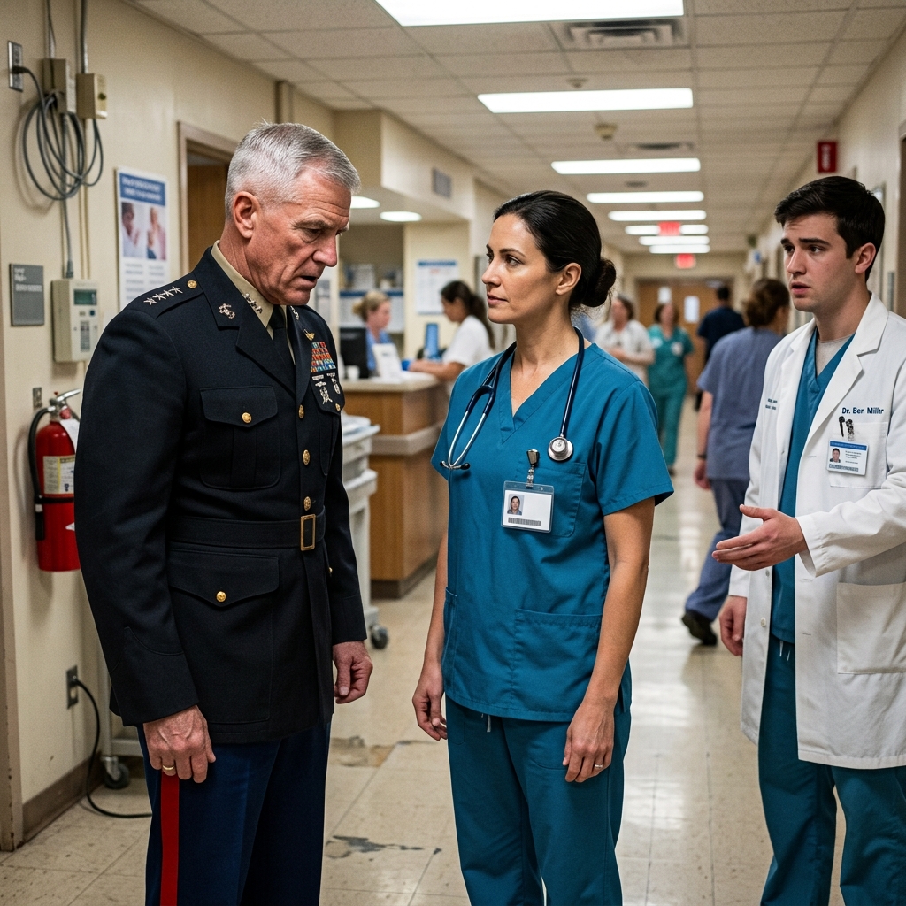 The Rising Surgeon Mocked the New Doctor While She Stood in the Hallway — But Her Combat File Said Otherwise