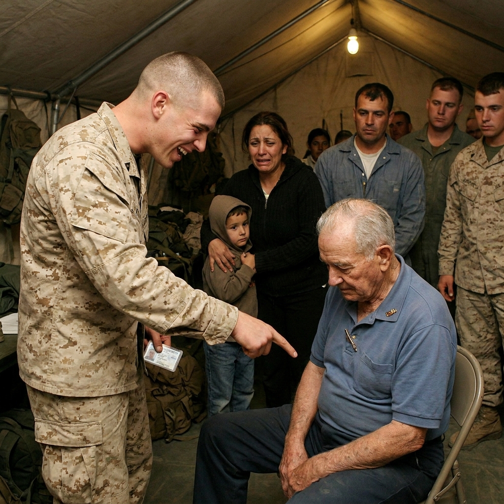 I watched a 21-year-old Marine corporal mock an 89-year-old man in front of a crowded open house, asking if he got lost on his way to the bingo hall.