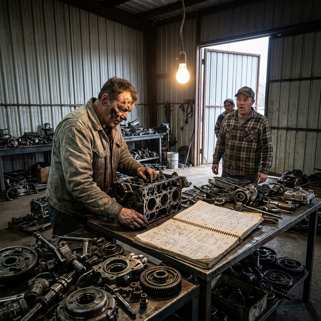 I watched the dealership management fire my 51-year-old father after thirty-six years, telling him his mechanical skills were completely obsolete.